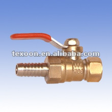 threaded copper mini ball valves with lever handle China